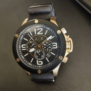 Armani Exchange Custom AX1511 Gold / Black/ NATO